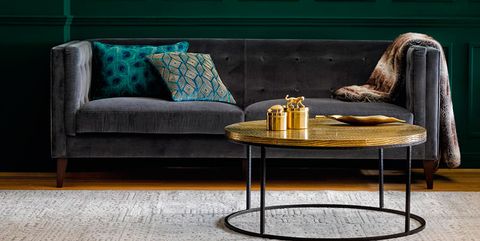 Furniture, Green, Couch, Coffee table, Turquoise, Table, Blue, Room, Interior design, Teal, 