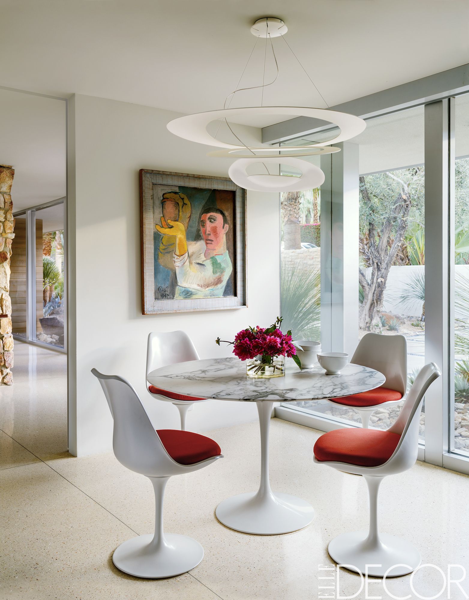 mid century modern lighting dining room