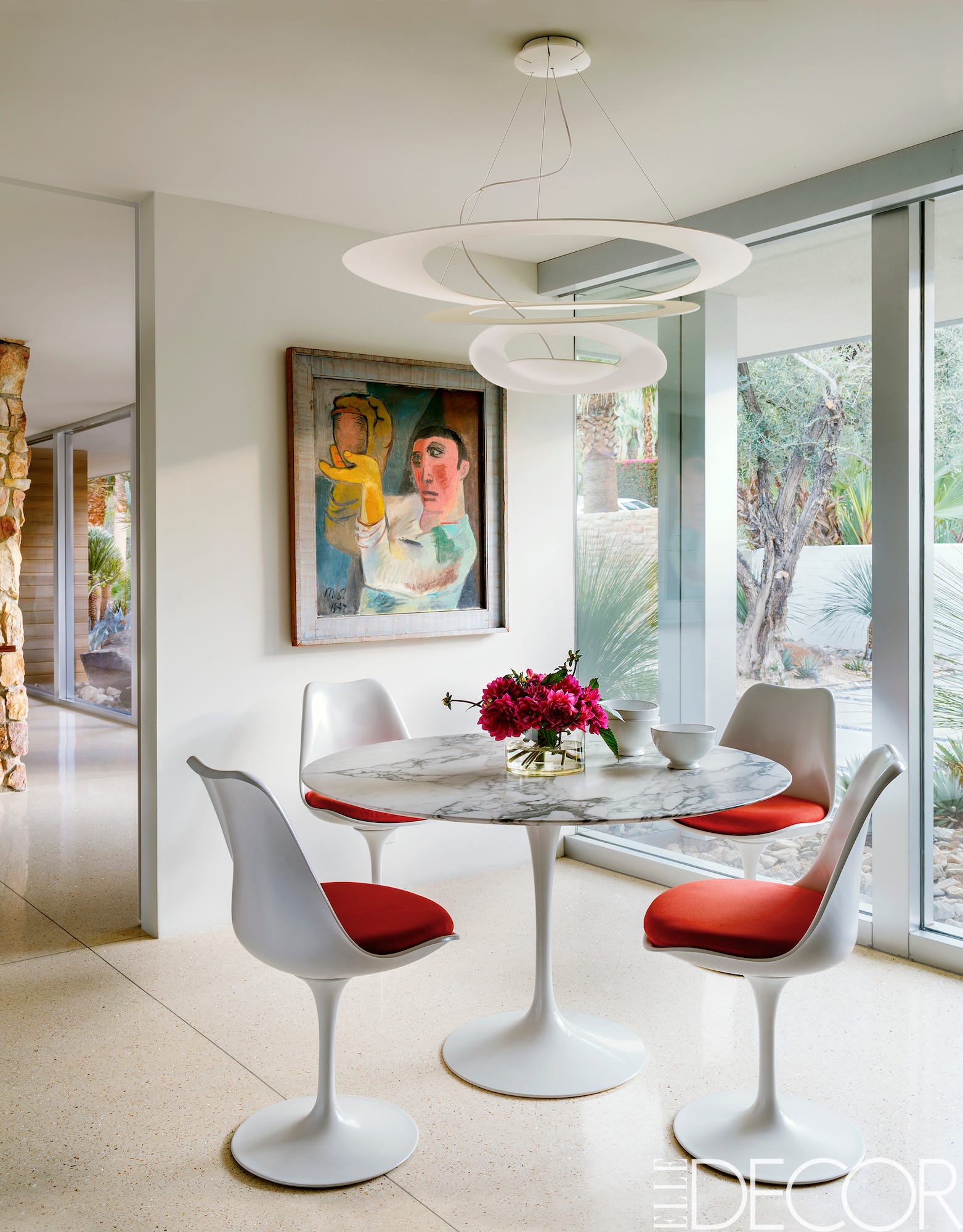 mid century modern dining room lighting