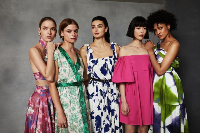 models wear exclusive collections from rent the runway summer 2022