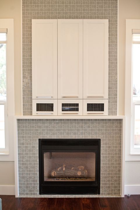 Modern Fireplace Tile Surround Ideas, Images Of Fireplaces With Tile