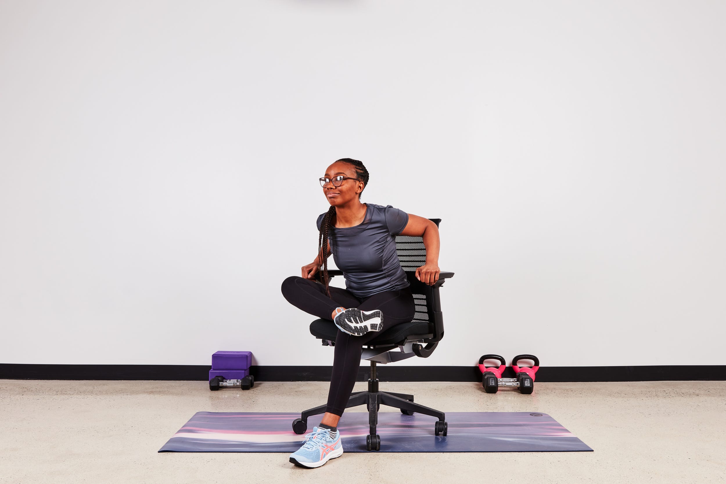 Break Up a Day of Sitting With These Easy Exercises You Can Do at Your Desk