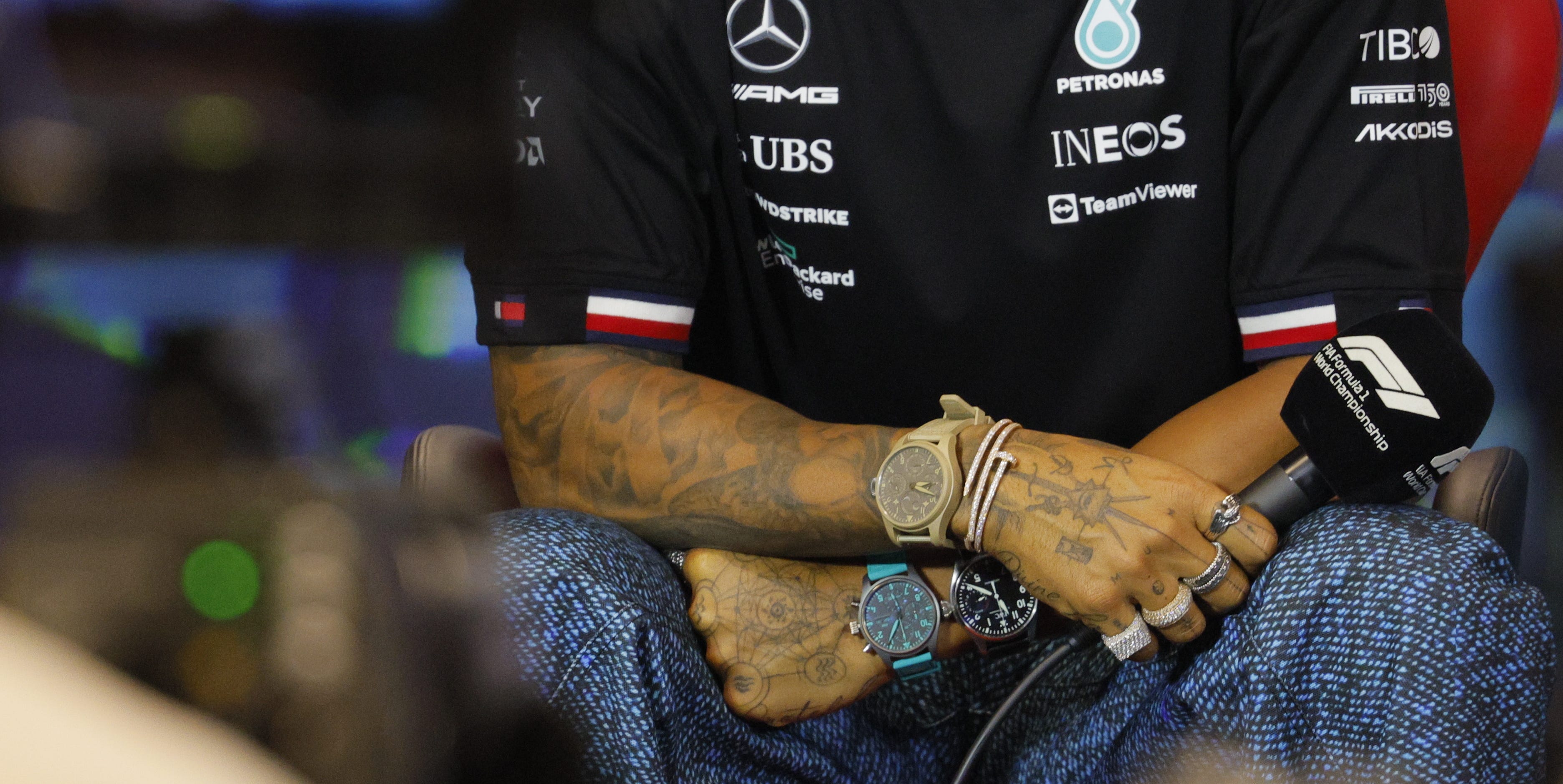 Lewis Hamilton Does Not Have Any, Uh, Additional Piercings