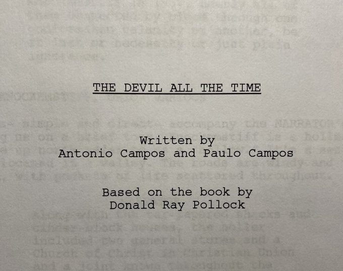 Il nuovo film di Tom Holland e Robert Pattinson arriverà su Netflix + copione the devil all the time