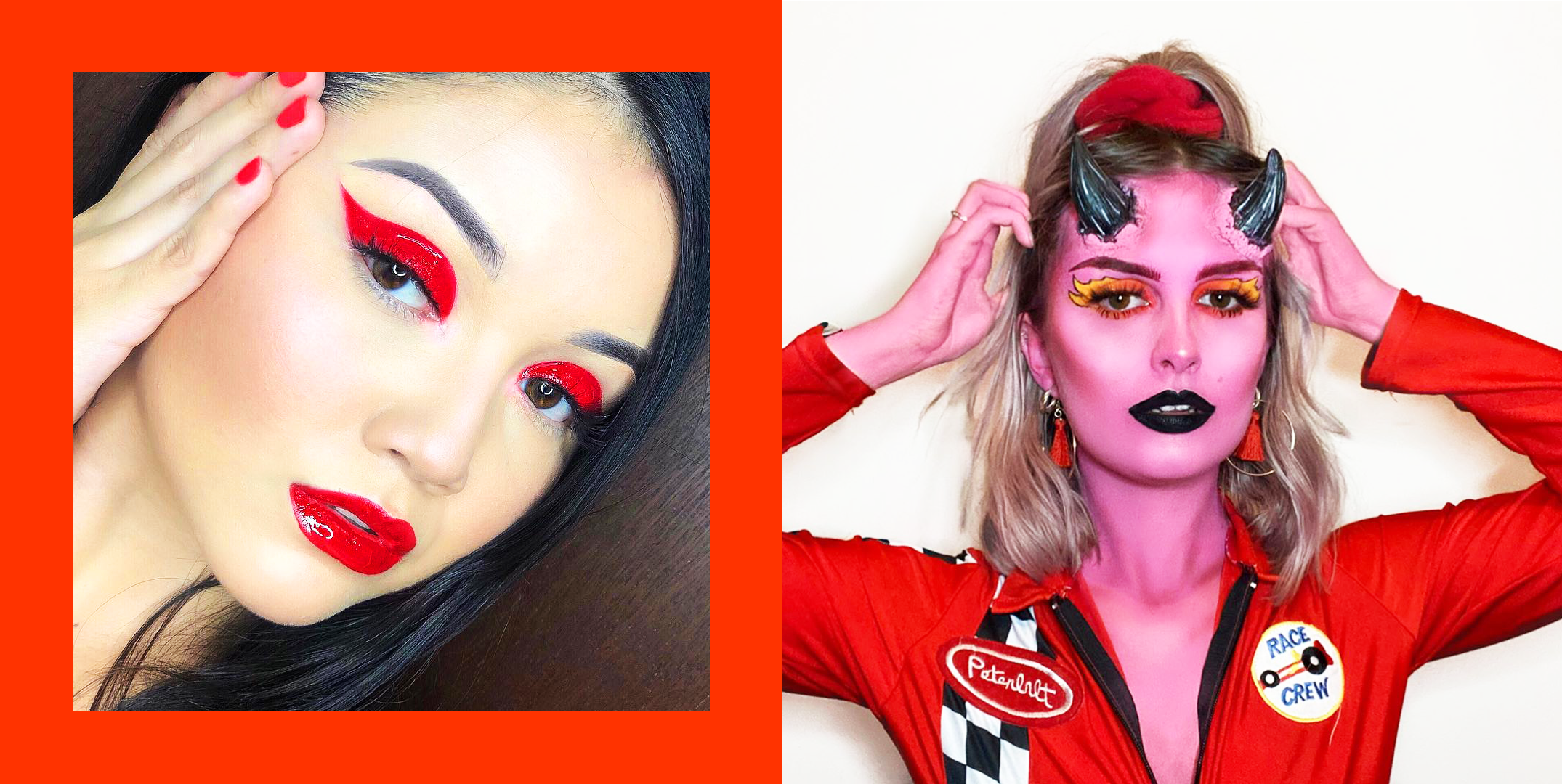 half demon half human makeup