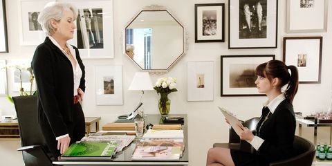 Devil Wears Prada, work, office, Anne Hathaway