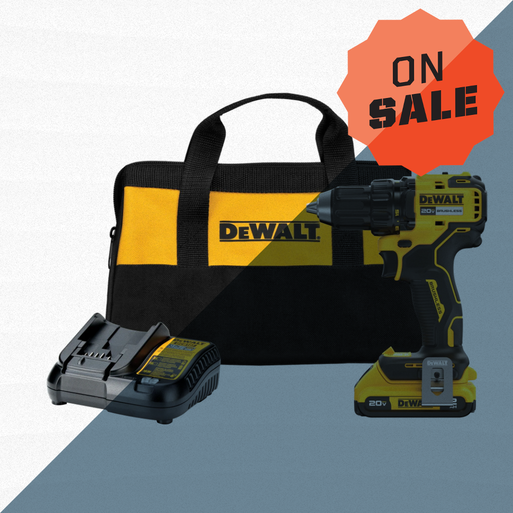 This Compact DeWalt 20V Max Cordless Drill Is 38% Off, and the Perfect Tool for DIY Projects