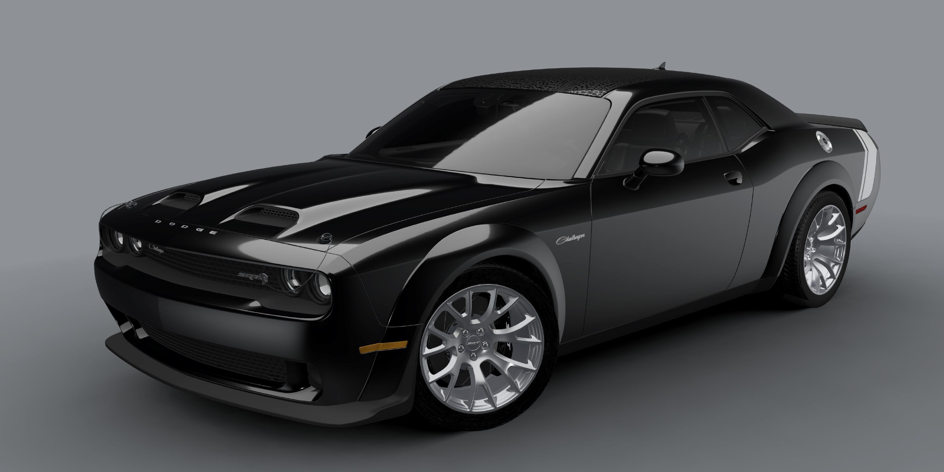 The Dodge Challenger Black Ghost Honors a Woodward Hero