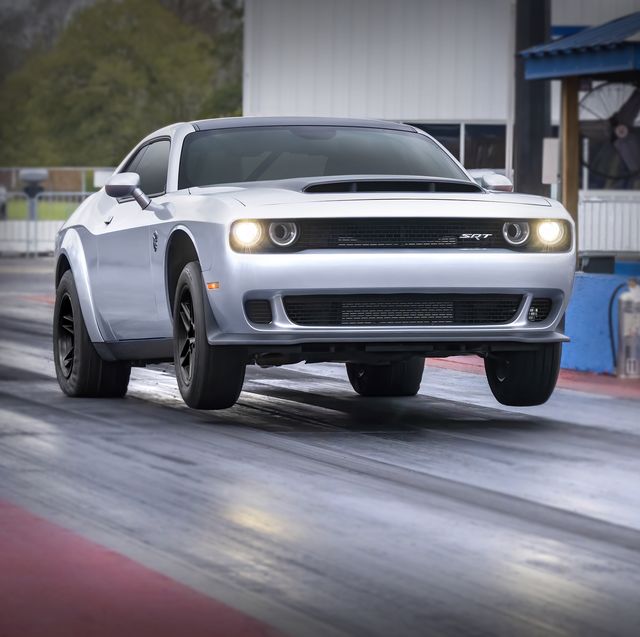 the 1,025 horsepower 2023 dodge challenger srt demon 170, the dodge brand’s seventh and final “last call” special edition model, was unveiled on march 20, 2023, at the dodge last call powered by roadkill nights vegas performance festival at the strip at las vegas motor speedway