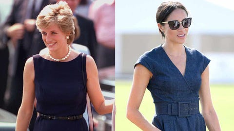 Princess Diana and Meghan Markle Dressing Alike