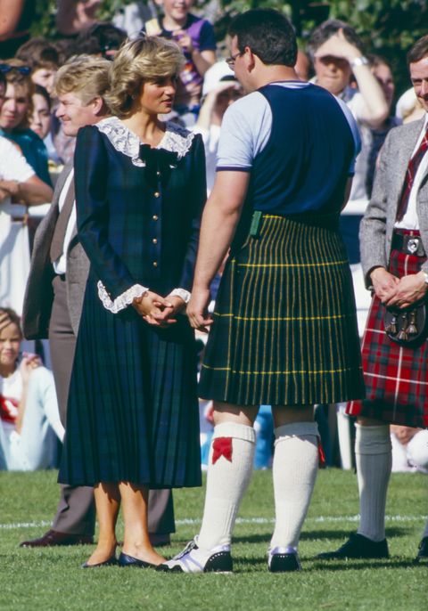 Kate Middleton Matches with Meghan Markle with a Plaid Dress in Scotland