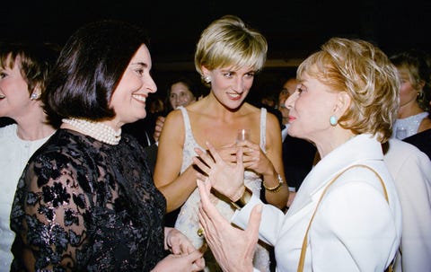 diana, princess of wales, with her friend lucia flecha de li
