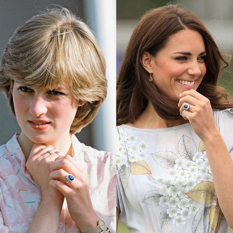 Kate Middleton Wearing Princess Diana's Jewelry - Kate Inherited Diana ...