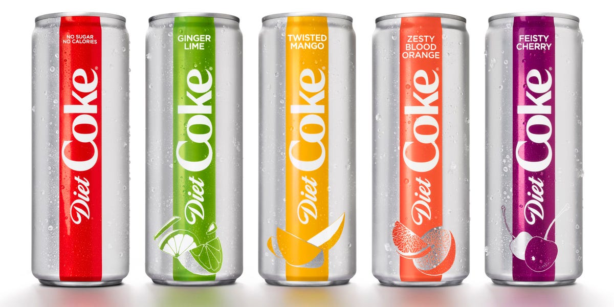 diet-coke-releases-four-new-flavors-with-millennials-in-mind