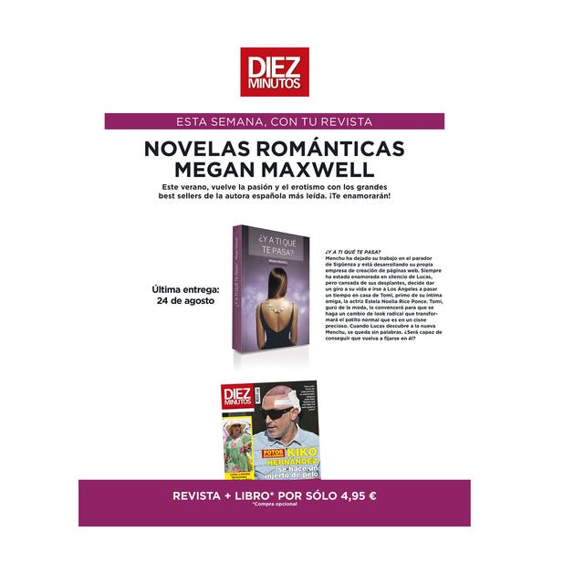 Diez Minutos te ofrece las novelas de Megan Maxwell consigue una nueva obra de la autora más vendida