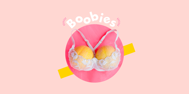 names breasts boobs