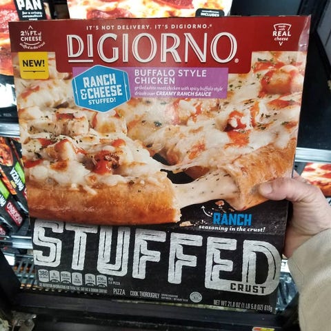 Digiorno S New Buffalo Chicken Pizza Has A Ranch Stuffed Crust