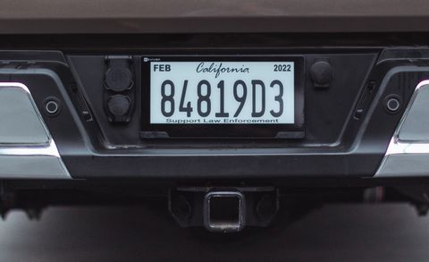 digital license plate