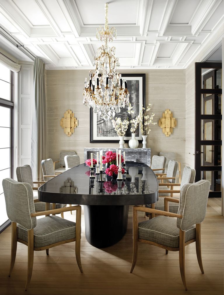 simple elegant dining room lighting