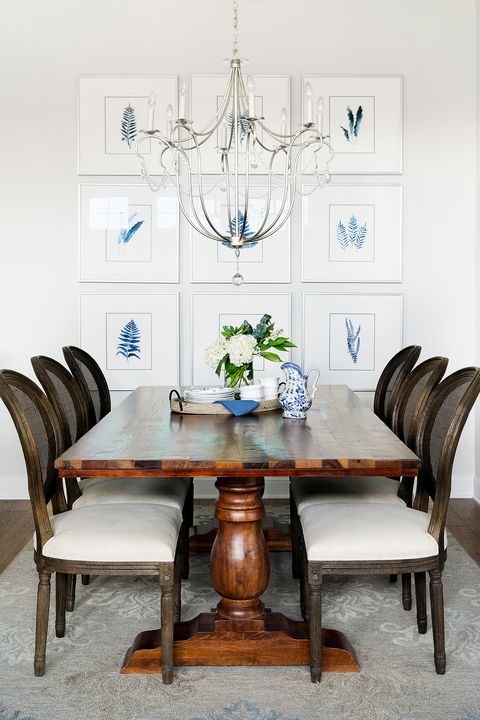 40 Best Dining Room Decorating Ideas, Round Table Decor Ideas