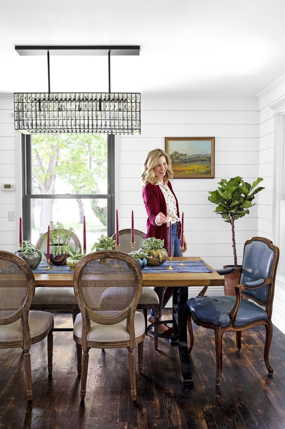 small traditional dining table