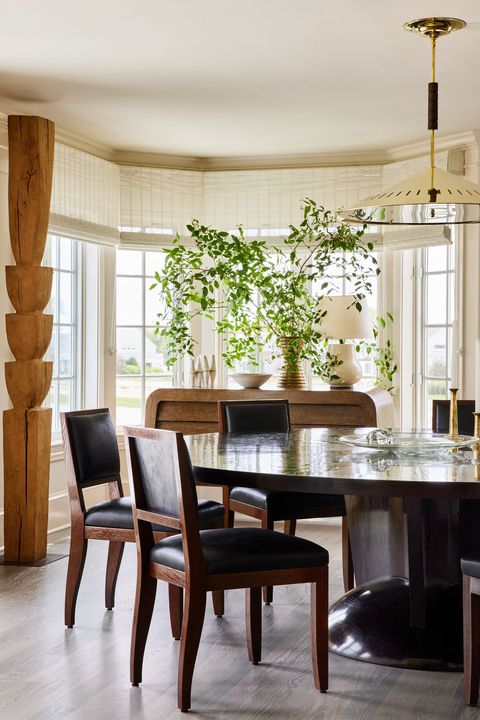 modern eclectic dining room
