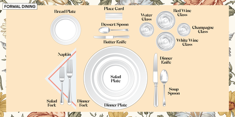 graphic of dining table