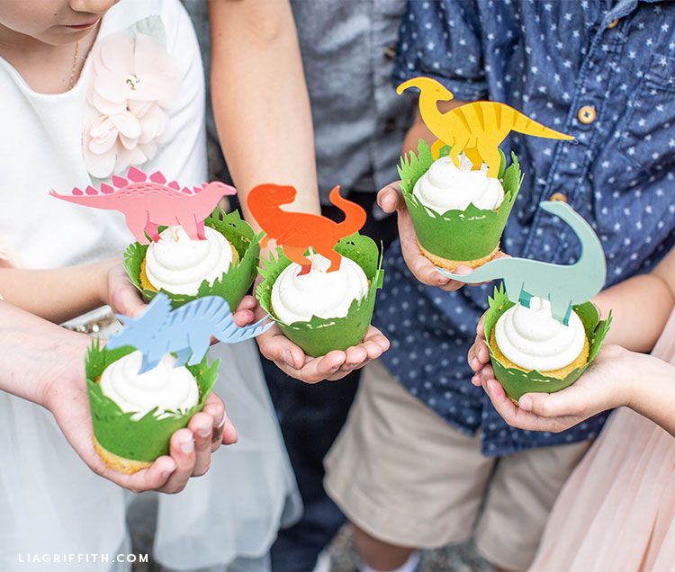 Dinosaur Cupcake Toppers 24Pcs and Dinosaur Cupcake Stand Jurassic Birthday Party Supplies Set for Kids Boys Dinosaur Theme Birthday Party Decorations 3 Tier Dino Cardboard Cupcake Stand Topper 