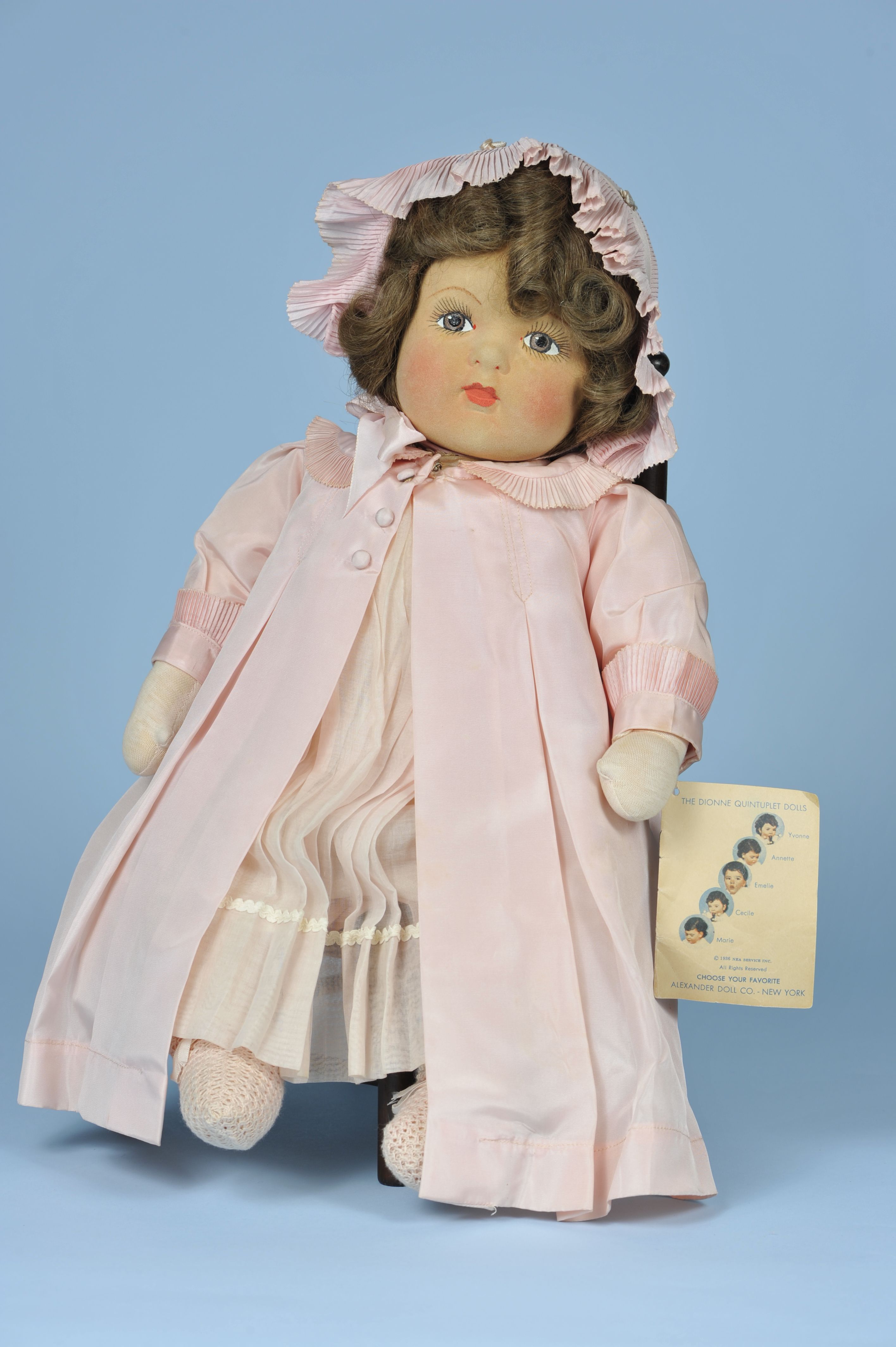 Excellent Condition Wrist Tag & Registration Madame Alexander 10 Portrettes Doll Box DINNER AT EIGHT