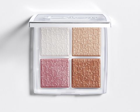 Brown, Eye shadow, Rectangle, Peach, Maroon, Metal, Material property, Chemical compound, Cosmetics, Square, 