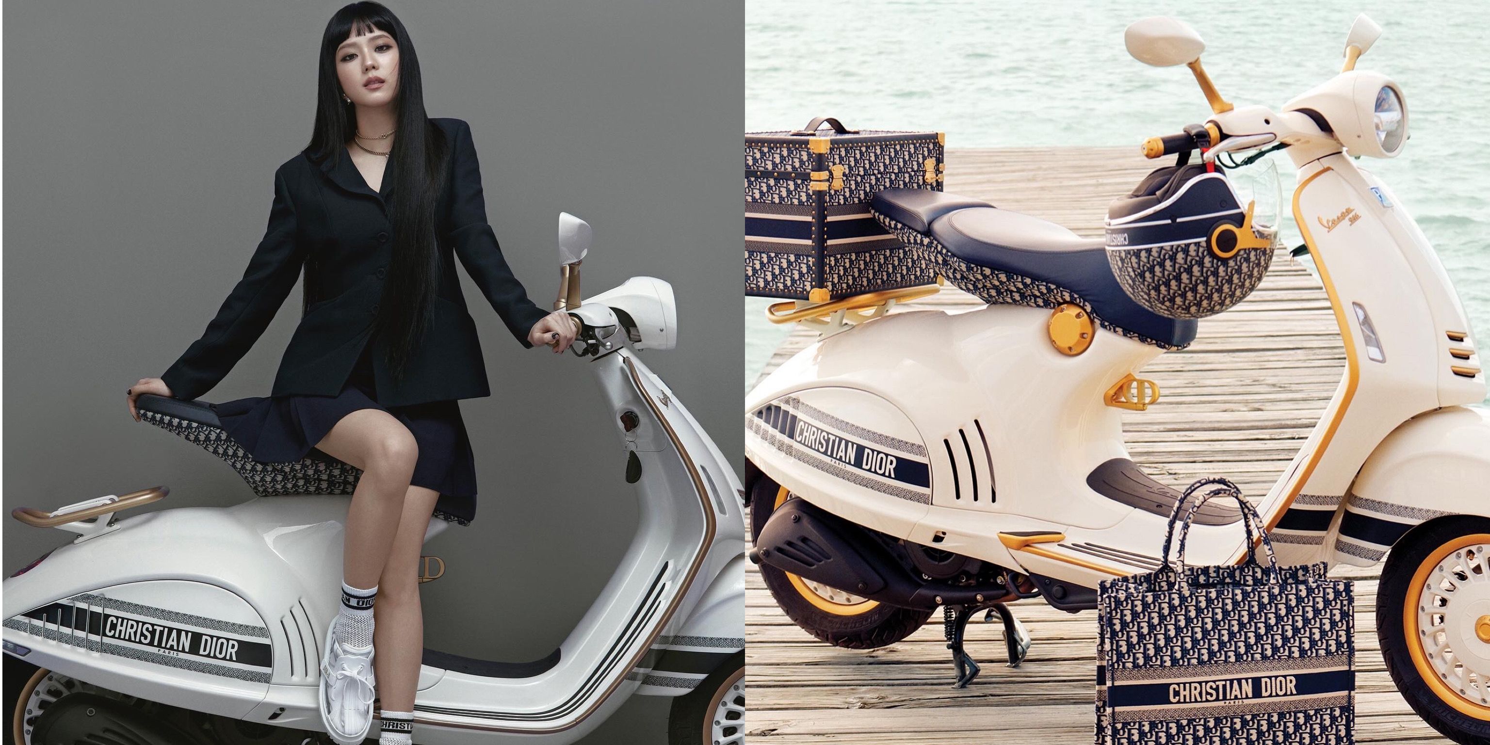 Vespa 946 Christian Dior gây sốt cùng Jisoo có giá 700 triệu đồng