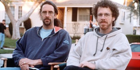 Directors And Producers Joel Coen Left And Ethan Coen Pause For A Photo
