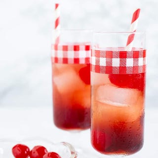 cherry, shirley, băutură, sprite