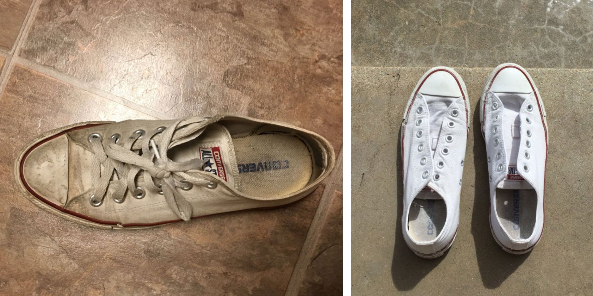 how to clean white trainers