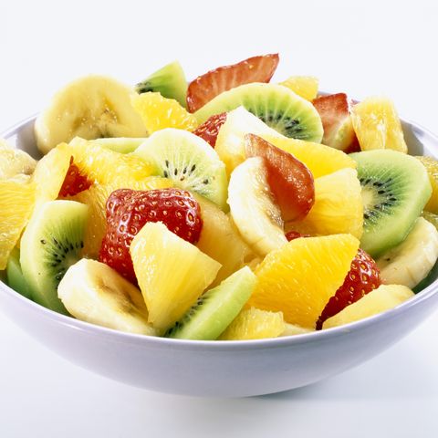 Dish of fruit salad
