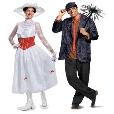 disney couples costumes mary poppins and bert