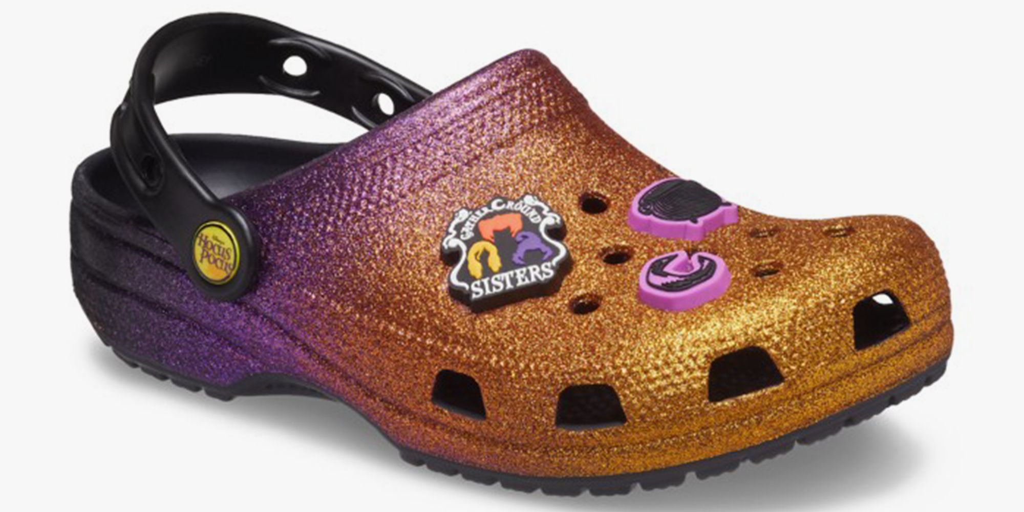 dragt dome propel You Can Get 'Hocus Pocus' Crocs That Are Complete With an Ombré Glitter  Design