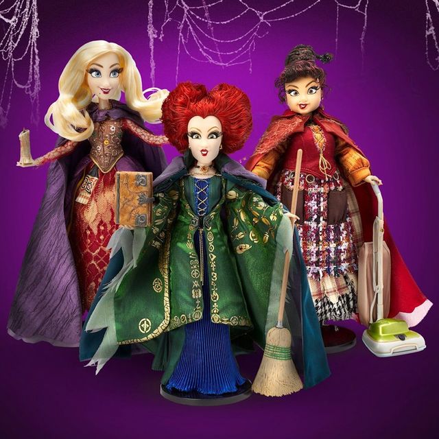 disney hocus pocus winifred, sarah, and mary sanderson sisters dolls
