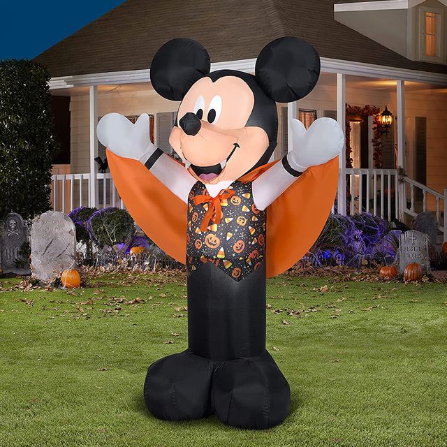 disney mickey mouse halloween vampire inflatable decoration