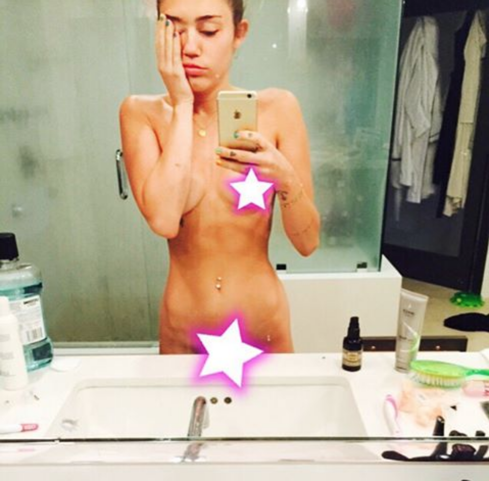 Miley Cyrus Nude Teen Pic