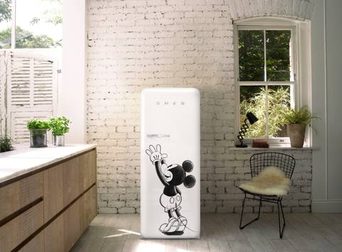 Picture of Mickey Mouse Smeg fridge