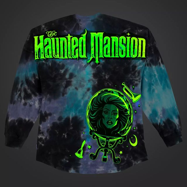 disney the haunted mansion glow in the dark tie dye spirit jersey