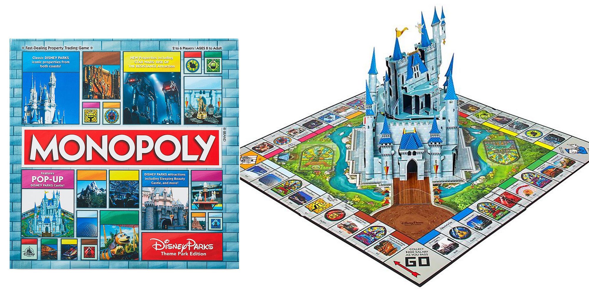 Disney Parks Monopoly Theme Park Edition Board Game BRAND NEW FREE SHIPPING 