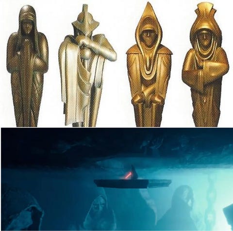 Nombres Estatuas Sith Ascenso de Skywalker - Exegol Star Wars