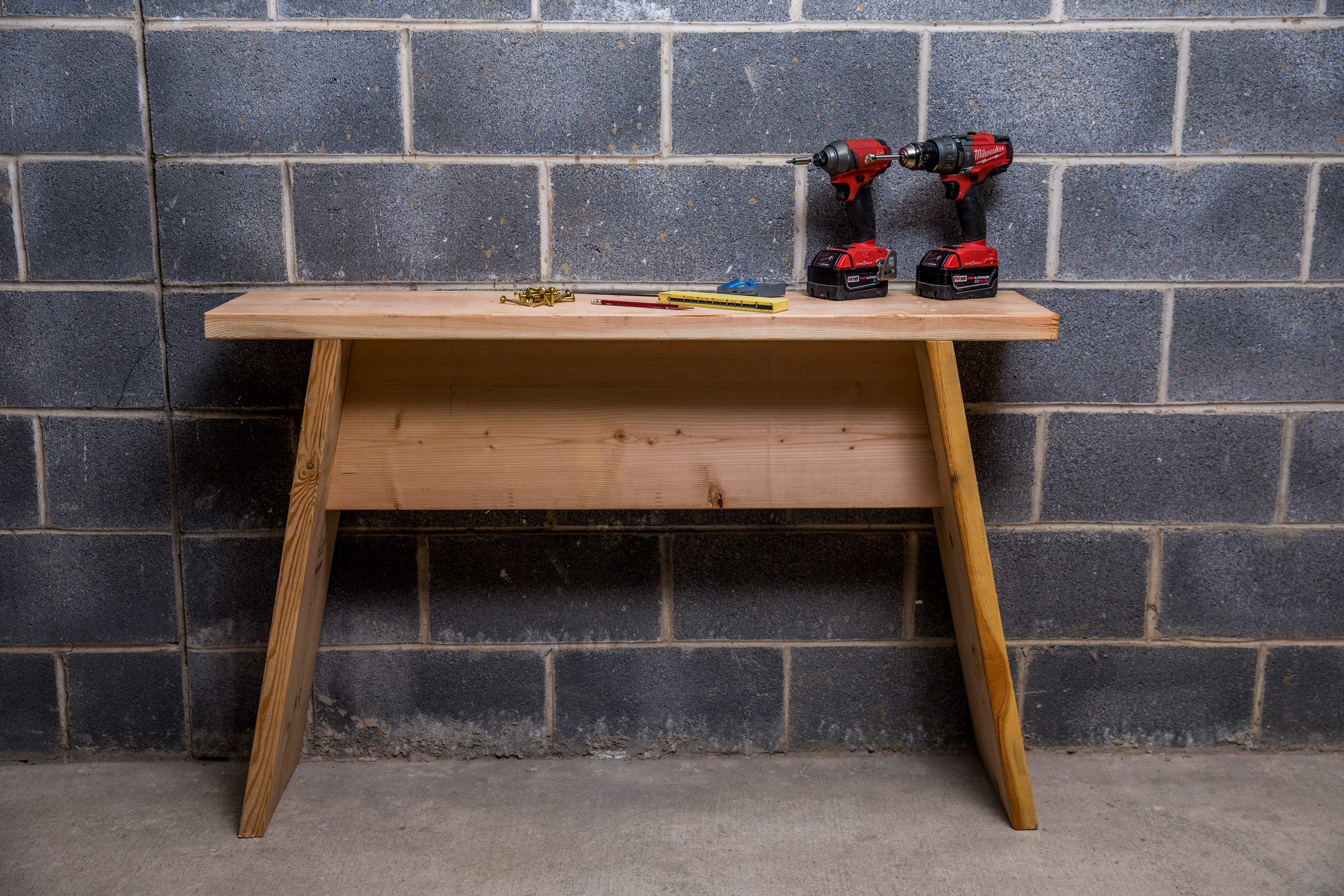 Build This Simple Workbench With Just 6 Cuts