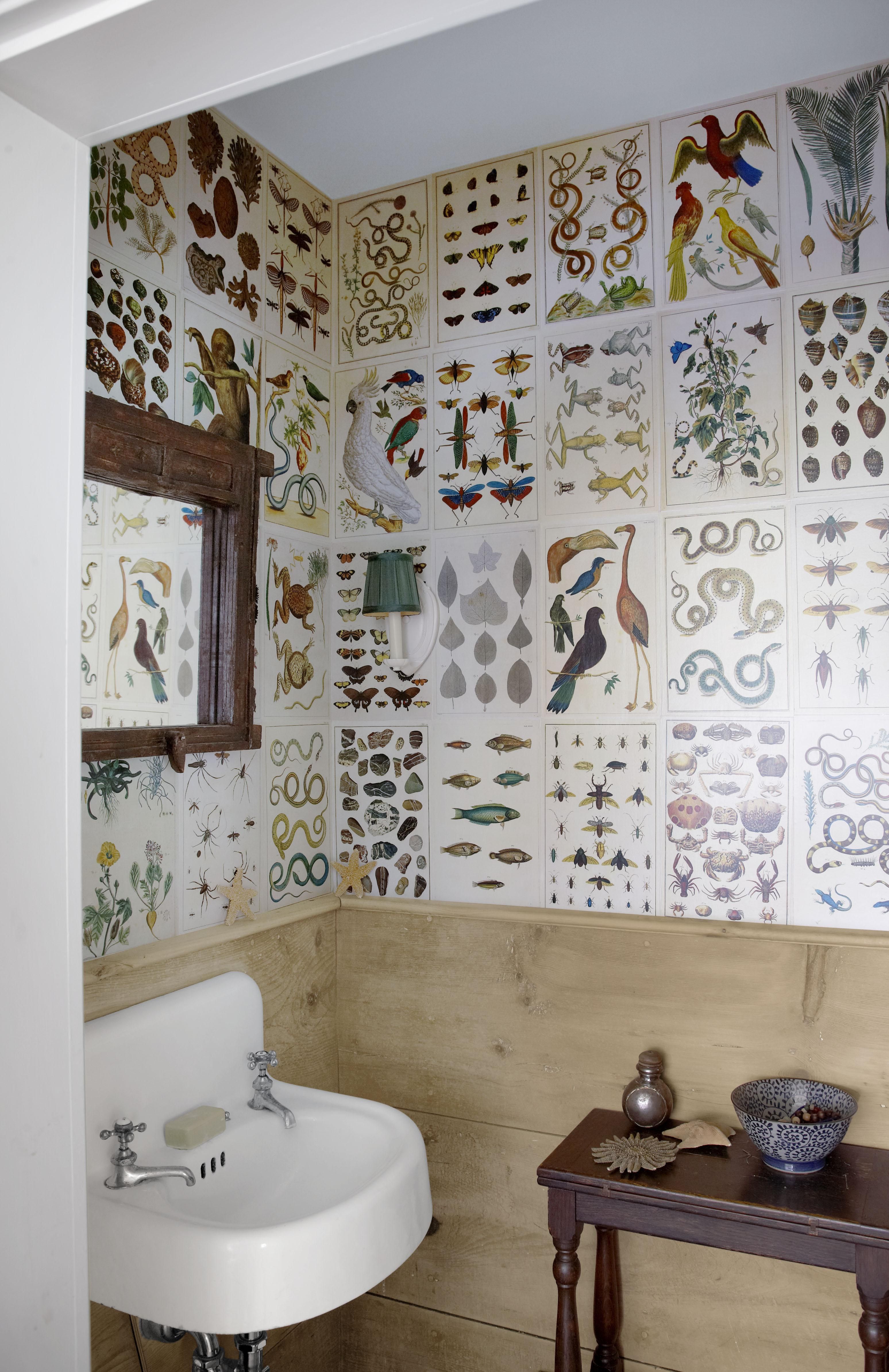 Featured image of post Linen Wallpaper Bathroom