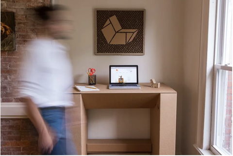 Cardboard Desks By Chairigami Offer A Diy Work From Home Solution