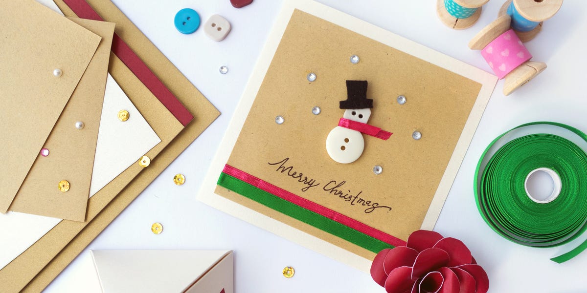 20 DIY Christmas Card Ideas Easy Homemade Christmas Cards We re 