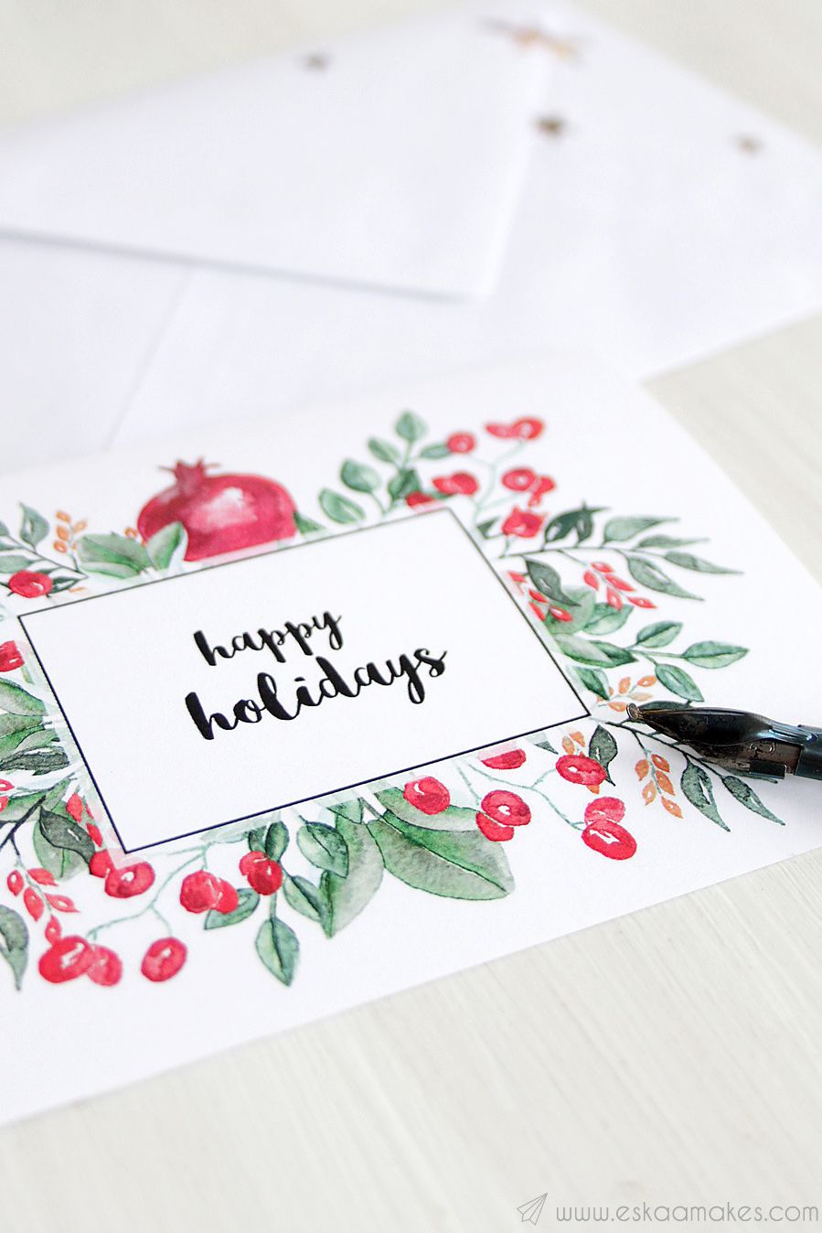 20 Diy Christmas Card Ideas Easy Homemade Christmas Cards Were