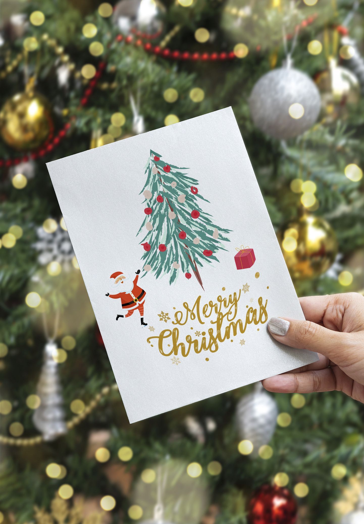 Merry Christmas Happy Holidays Phrase Word Scrapbook Craft Stickers 